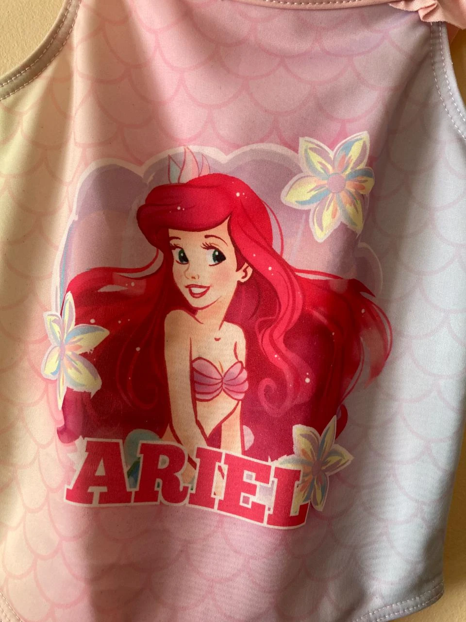 Maiô rosa pastel Disney Ariel 6/8 anos – photo 3